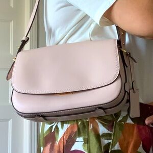 Lauren Ralph Lauren Maddy Small Leather Shoulder Bag